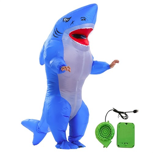 Adult inflatable shark - inflatable, costume