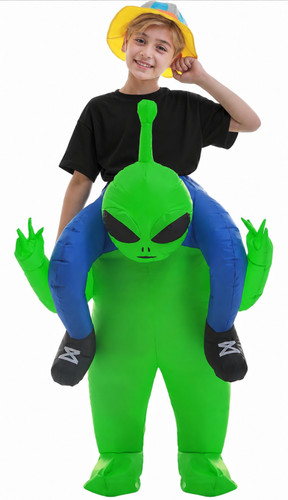 Inflatable alien ride - inflatable, ride-on