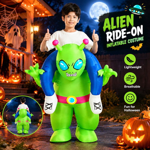 Inflatable alien costume kids - alien,