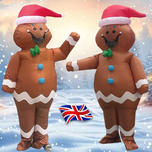 Gingerbread man inflatable - gingerbread,