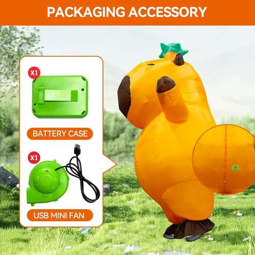 Adult inflatable capybara - adult,