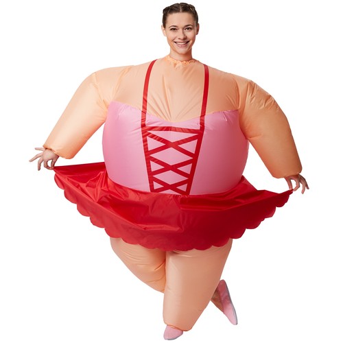 Inflatable ballerina costum - inflatable,
