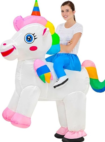 Inflatable unicorn costume - inflatable,
