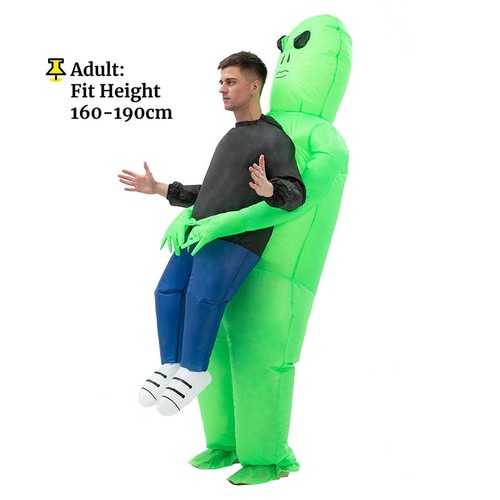 Inflatable alien costume adult - costume,