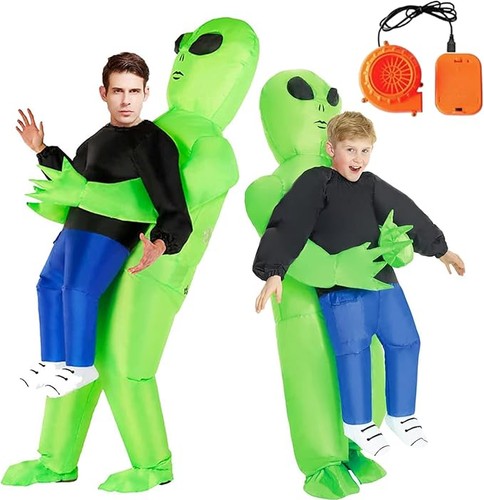 Kids inflatable green - kids, alien