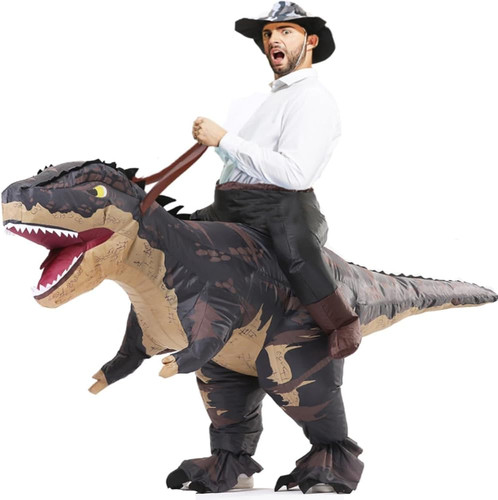 Inflatable dinosaur costume - dinosaur,