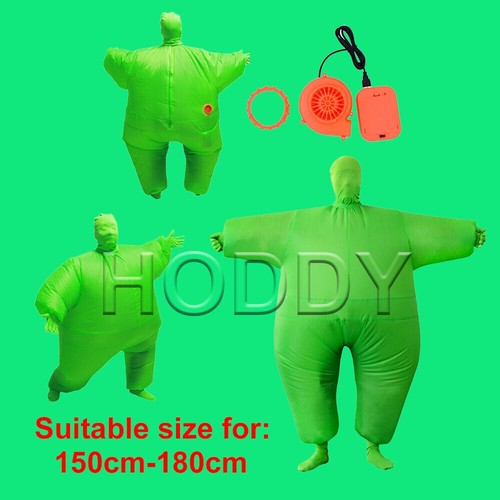 Green inflatable suit fat - inflatable,