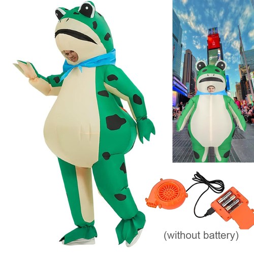Adult inflatable frog costume - inflatable,