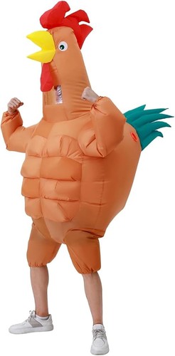 Chicken costume blow - chicken,