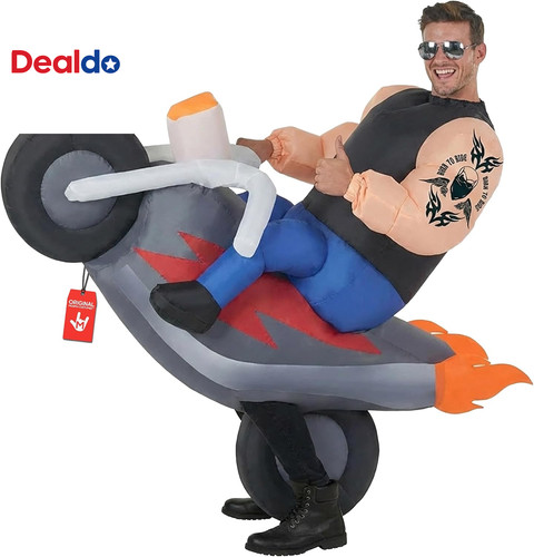 Inflatable biker costume blow - inflatable,