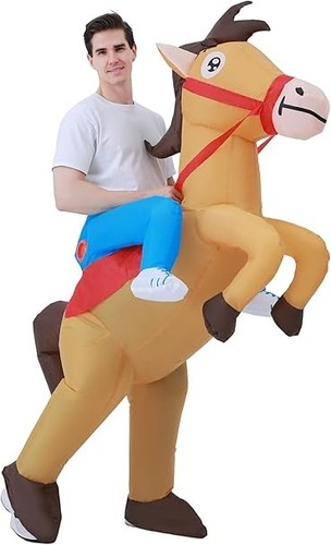 Horse costume adult inflatable - costume,
