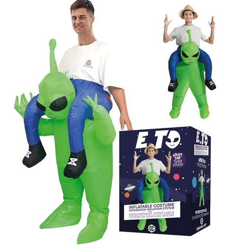 Halloween alien inflatable - alien,