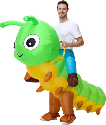 Inflatable caterpillar costume - caterpillar,