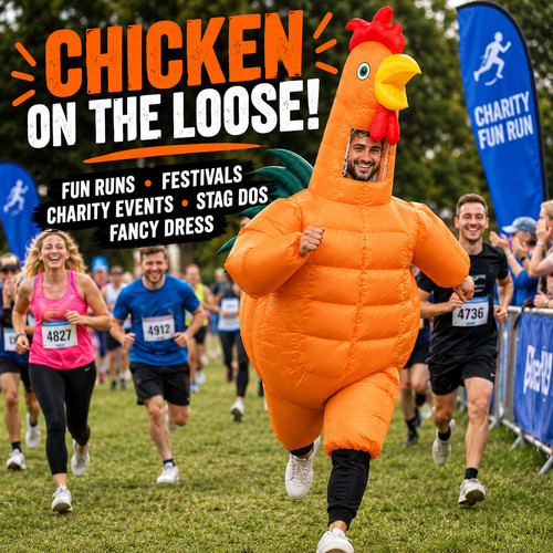 Adult inflatable chicken - inflatable,