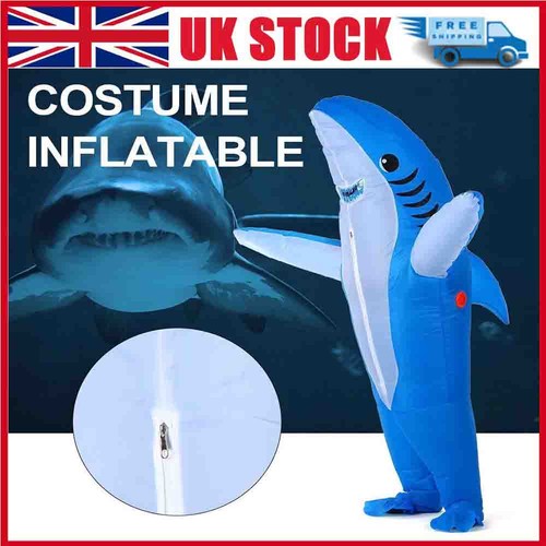 Inflatable shark costume adult - inflatable,