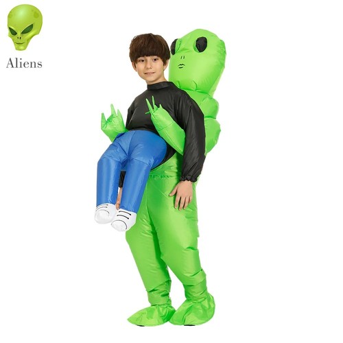Kids adult inflatable green - adult,