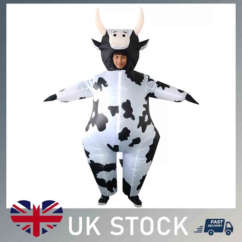 Inflatable cow costume adult - inflatable,