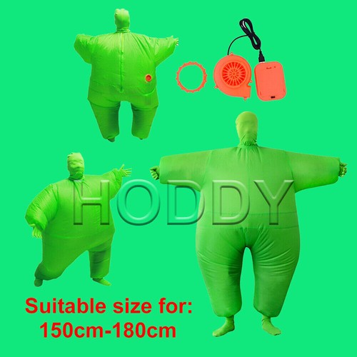 Green inflatable suit - inflatable,
