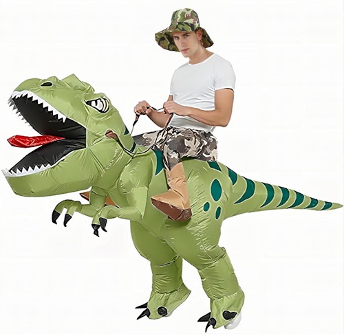 Inflatable dinosaur costume - inflatable,