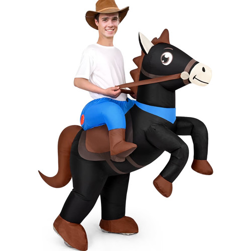Inflatable costume adult ride - costume,