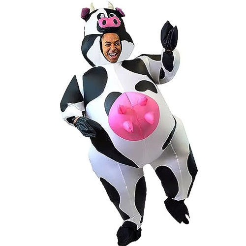 Inflatable cow costume - cow, adult