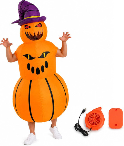 Inflatable pumpkin costume - inflatable,