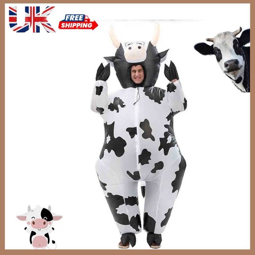 Inflatable cow costume adult - inflatable,