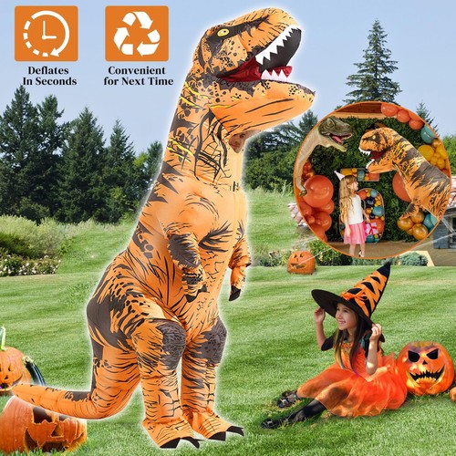 Inflatable dinosaur costume - inflatable,