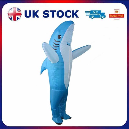 Adult inflatable shark costume - inflatable,