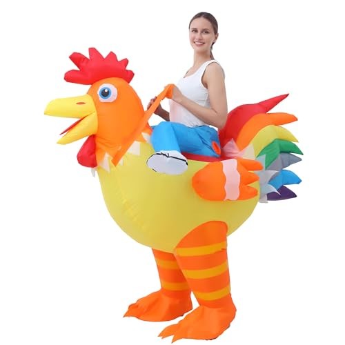 Inflatable chicken costume - chicken,