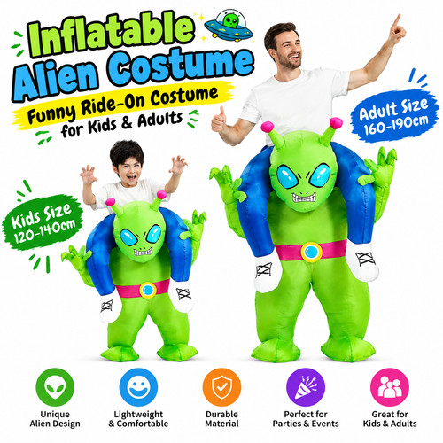 Ride alien inflatable - alien,
