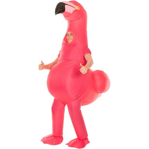 Adult inflatable pink flamingo - inflatable,