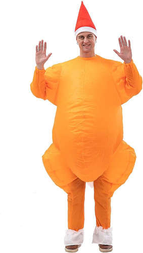 Inflatable christmas costume - christmas,
