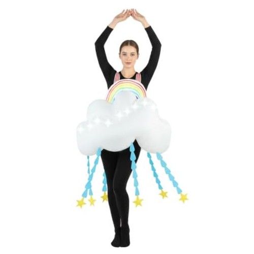 Inflatable rainbow cloud - rainbow,