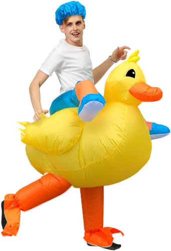Inflatable duck costume adult - inflatable,