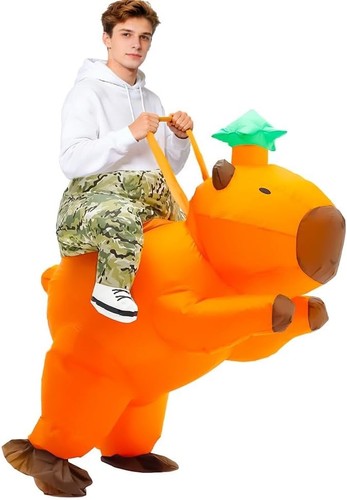 Inflatable ride capybara - ride-on,